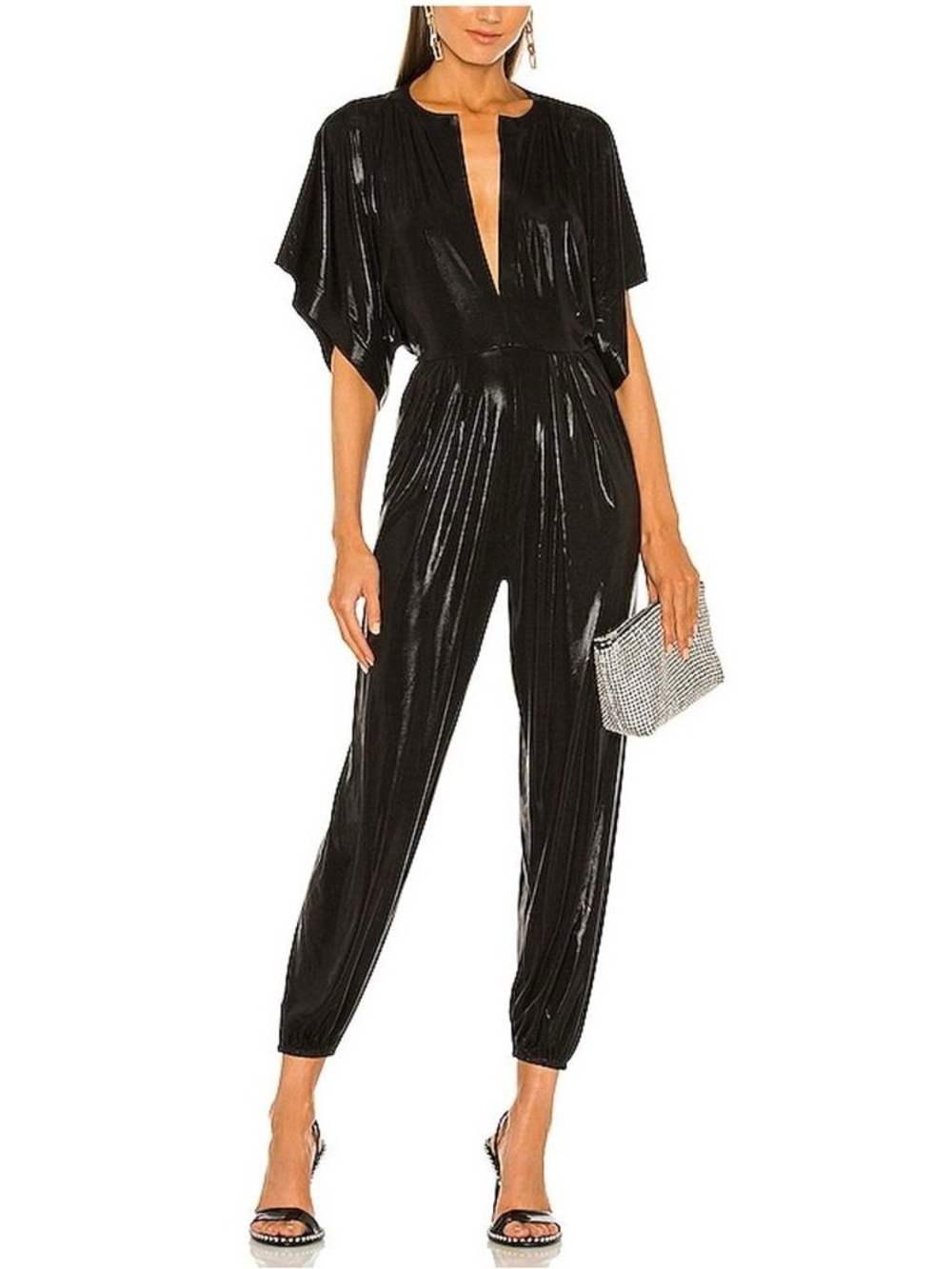 Black Norma Kamali jumpsuit - size large